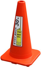 Onmi-directional antenna stand / safety cone